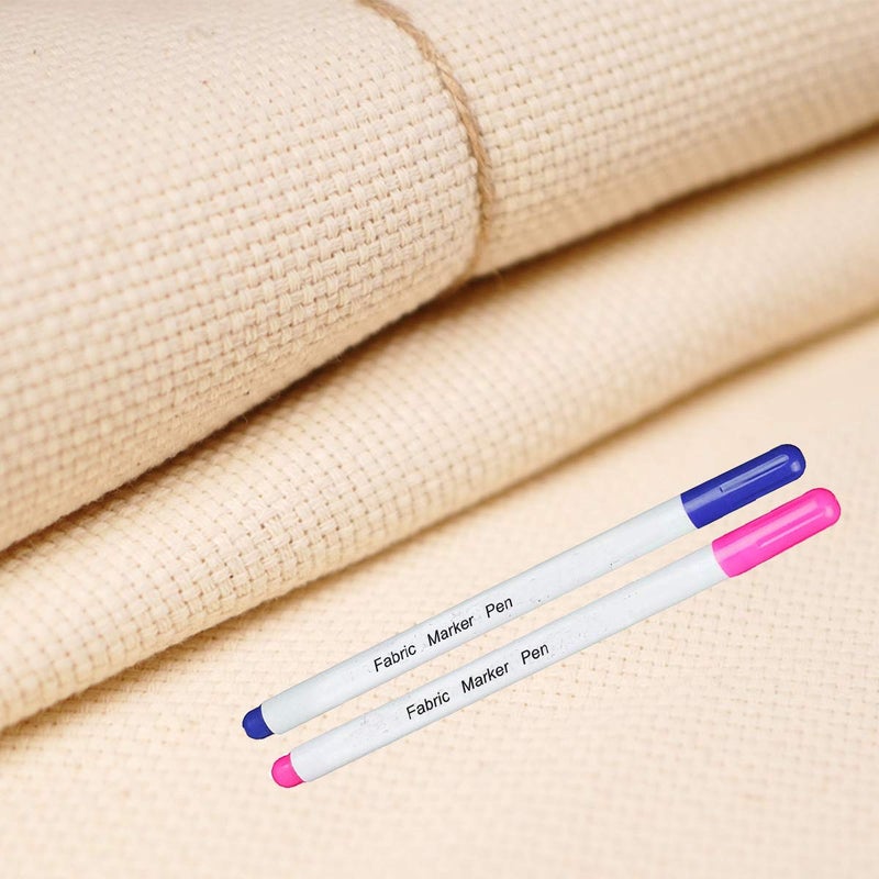 Y-Axis Punch Needle Embroidery Cloth 1 Yard (53.9 in. by 35.8In.) 100% Cotton, with 2 Fabric Marker Pens - Image 1